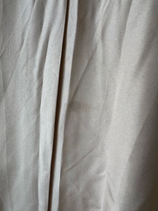 Ann Taylor Dotted Swing Trench Coat Tan Large - Picture 12 of 13